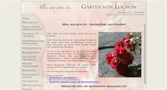 Desktop Screenshot of gaerten-von-lochow.de