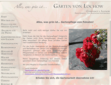 Tablet Screenshot of gaerten-von-lochow.de